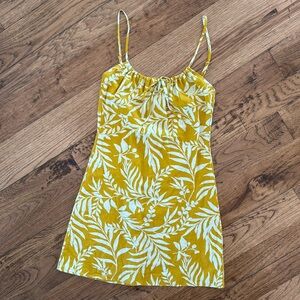 Bebop Yellow Floral Mini Dress 5